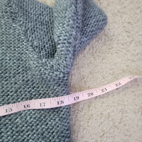 Elsamanda C Cable Knit Wool Alpaca Blend Full Zip Cardigan Sweater Gray - Picture 5 of 12